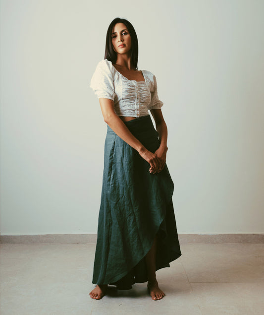 Alex Skirt - Aceituna