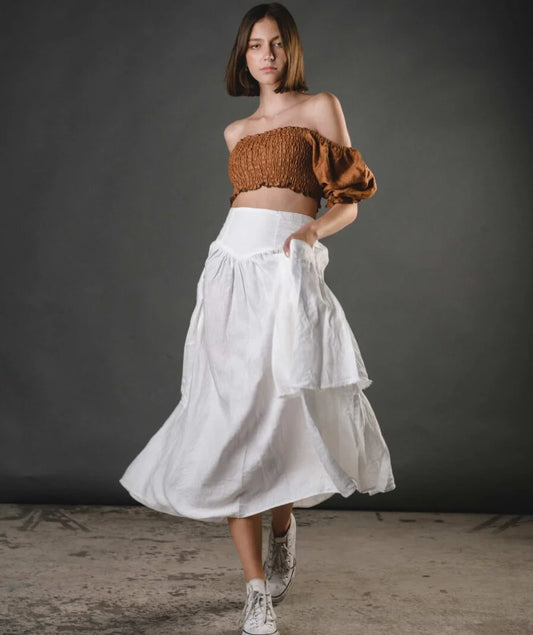 Amber Skirt - White