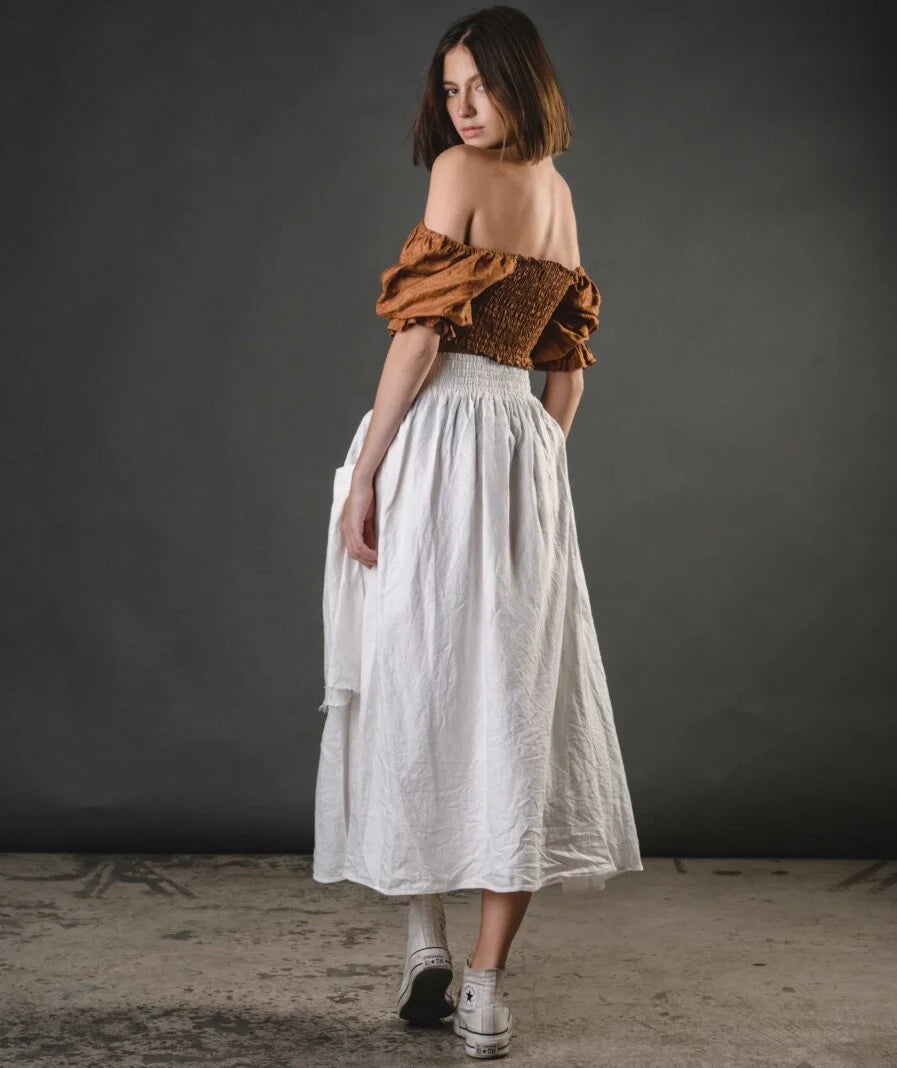 Amber Skirt - White