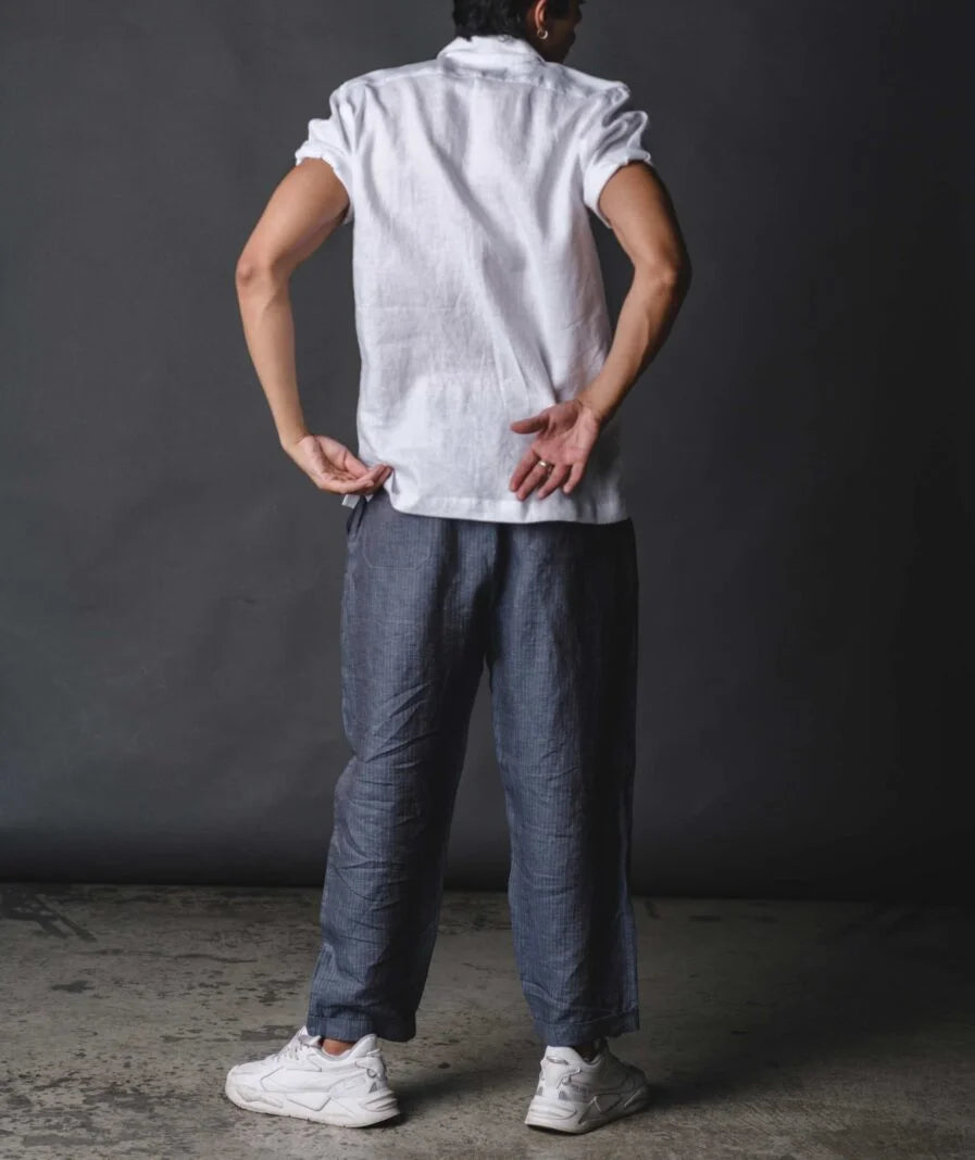 Cameron Shirt Linen - White