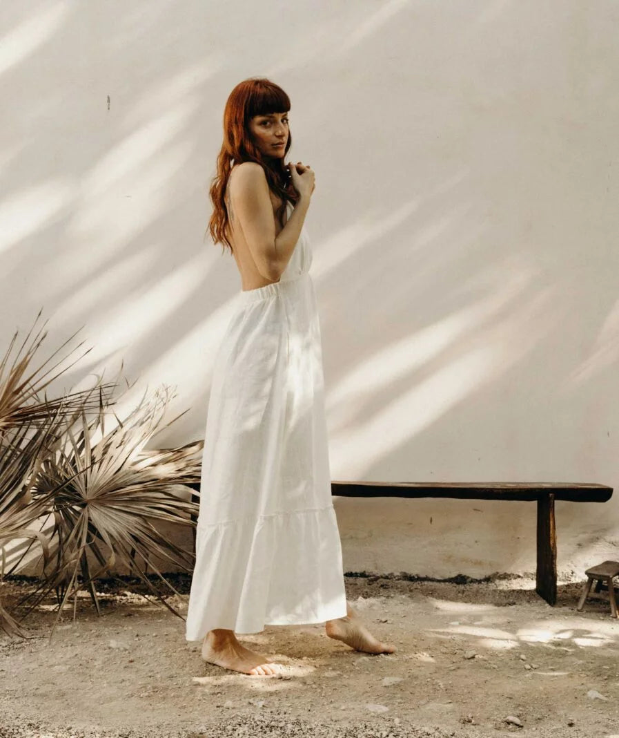 Whitney Dress - White